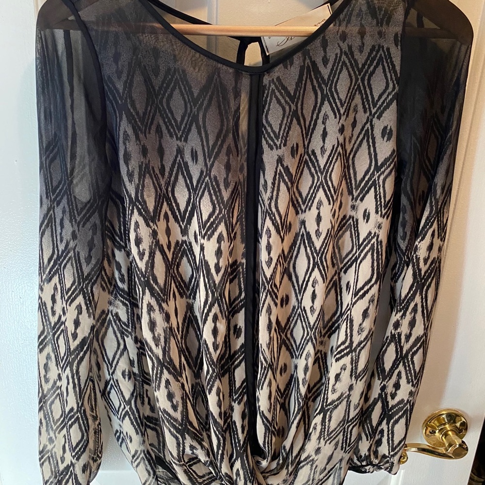 Boutique shear blouse